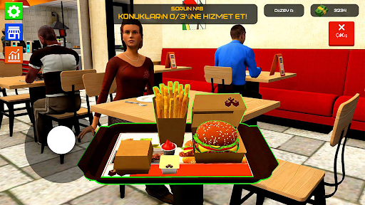 Burger Restoran Simülatörü 3D ekran görüntüsü