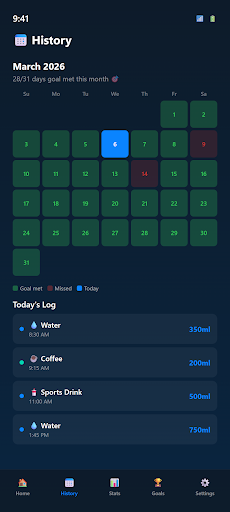 Water Tracker - Daily Reminder ekran görüntüsü