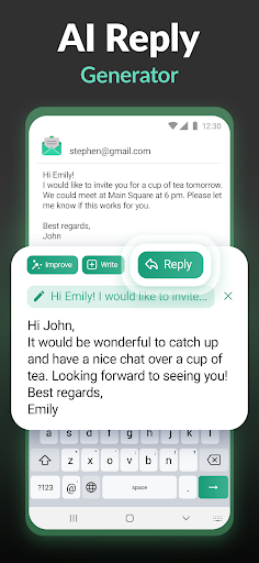 Keyboard AI Assistant: Writely ekran görüntüsü