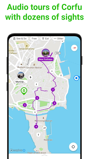 Corfu Tour Guide:SmartGuide ekran görüntüsü