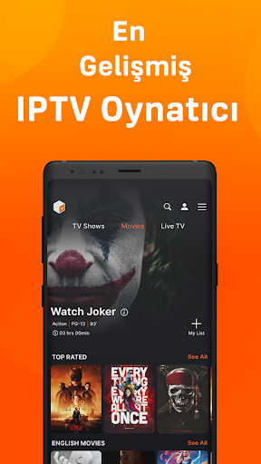 Xtream IPTV : Canlı TV ekran görüntüsü