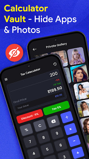 Calculator Vault: Hide Photos ekran görüntüsü