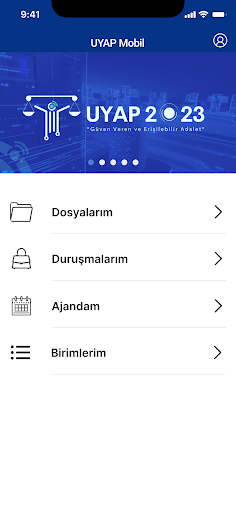 UYAP Mobil ekran görüntüsü