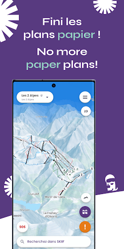 Skiif : Ski & Snowboard GPS ekran görüntüsü