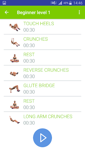 7 min Abs Workout Challenge ekran görüntüsü