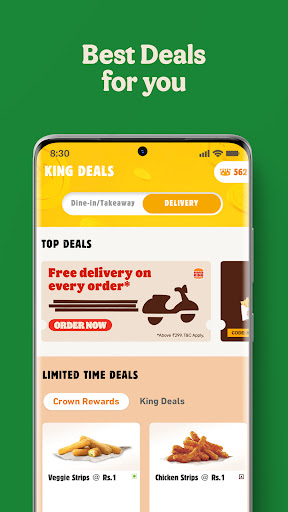 Burger King India ekran görüntüsü