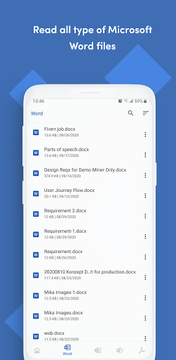 Office Reader - PDF,Word,Excel ekran görüntüsü