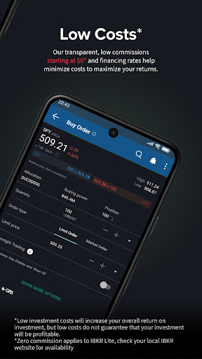 IBKR Mobile ekran görüntüsü