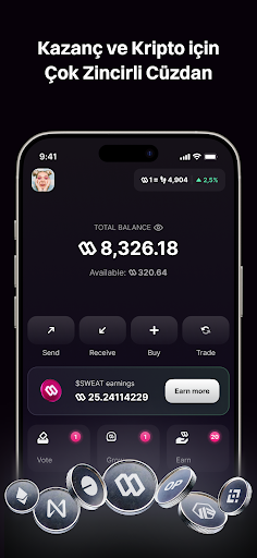Sweat Wallet:Sizi ödüllendirir ekran görüntüsü