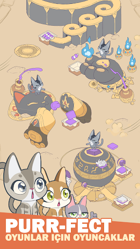 Idle Cat Empire: Tycoon Games ekran görüntüsü