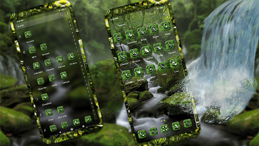 Forest Waterfall Theme ekran görüntüsü