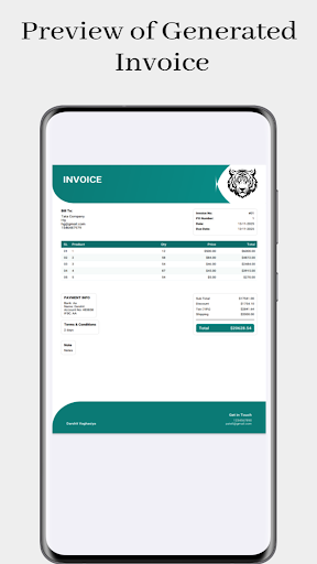 Easy Invoice Generator ekran görüntüsü