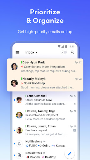 Spark Mail: AI Email, Calendar ekran görüntüsü