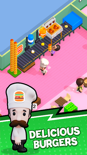Burger Shop game - My cafe 3d ekran görüntüsü