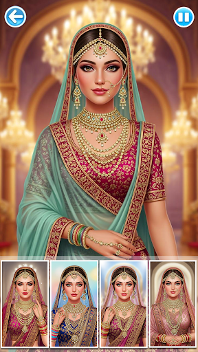 Bridal Makeup Wedding Dress up ekran görüntüsü