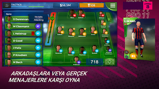 Pro 11 - Futbol Menajeri ekran görüntüsü