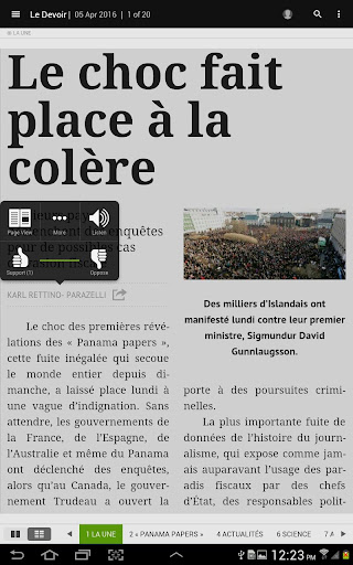 Le Devoir virtuel ekran görüntüsü