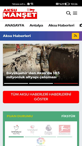 Aksu Manşet ekran görüntüsü