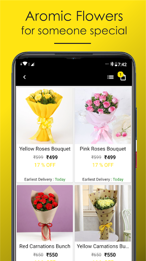 Online Flower Delivery App ekran görüntüsü