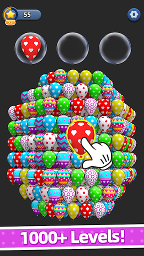 Balloon Triple Match: Match 3D ekran görüntüsü