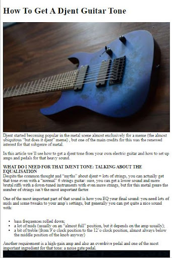 How to Djent ekran görüntüsü