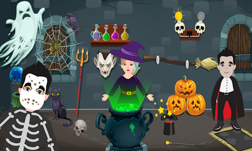 Pretend Play Halloween Party ekran görüntüsü