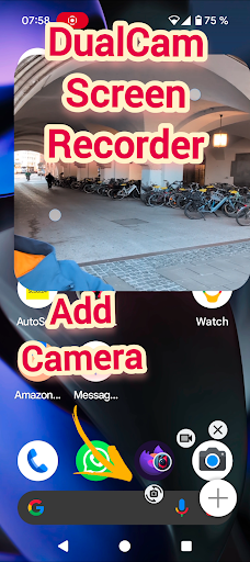 Screen Recorder Dual Camera ekran görüntüsü