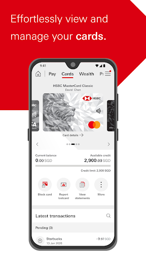 HSBC Singapore ekran görüntüsü