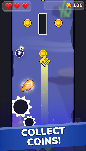Monster Sky Rush: Runner 2D ekran görüntüsü