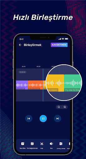 Müzik Editörü, Ses Editörü ekran görüntüsü
