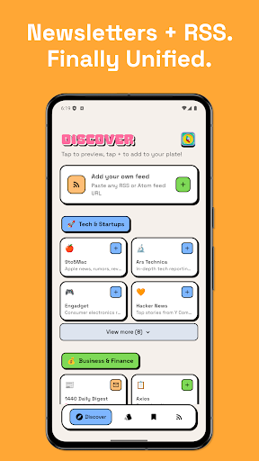 Nibbl: Newsletter & RSS Reader ekran görüntüsü