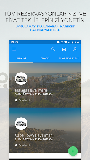 Rentalcars.com Car hire App ekran görüntüsü