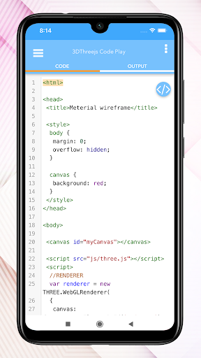 3DThreejs Code Play ekran görüntüsü