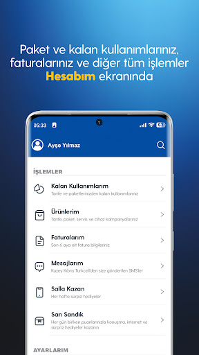 Kuzey Kıbrıs Turkcell ekran görüntüsü