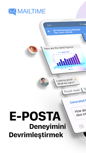 MailTime E-posta: Email Inbox ekran görüntüsü