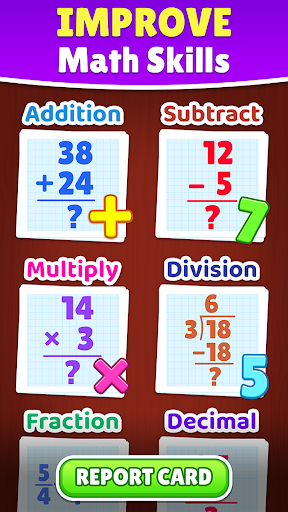Math Games - Practice Quizzes ekran görüntüsü