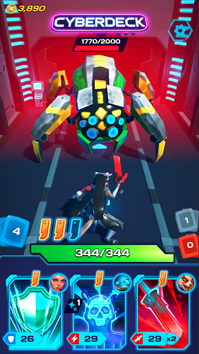 Cyberdeck: RPG Card Battle ekran görüntüsü