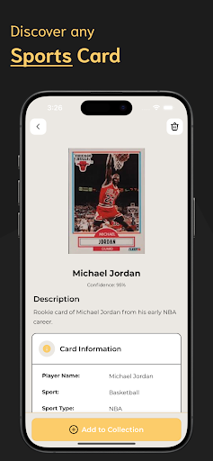 Sports Card Scanner ekran görüntüsü