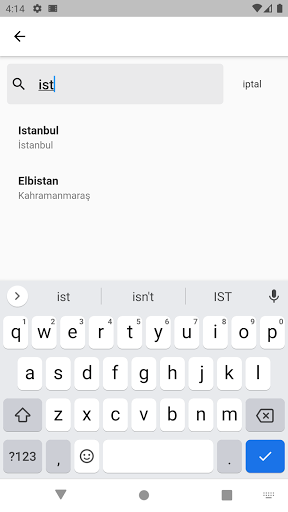 iftar vakti ve namaz vakitleri ekran görüntüsü