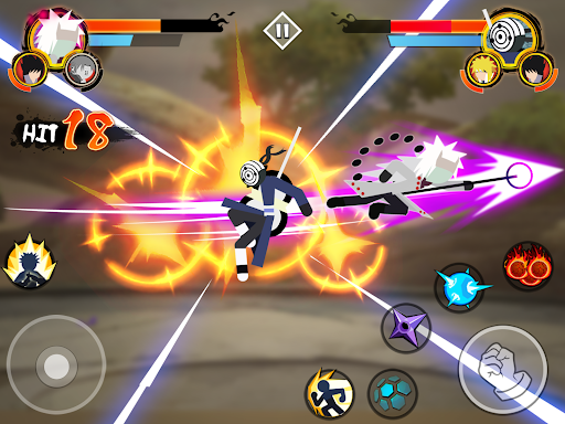 Stickman Ninja 3v3 Battle ekran görüntüsü