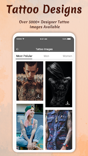 Tattoo Designs - Tattoo Maker ekran görüntüsü