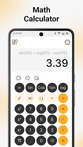 Bilimsel Hesap Makinesi App ekran görüntüsü