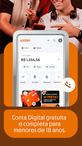 Inter: Conta, Cartão e Pix ekran görüntüsü