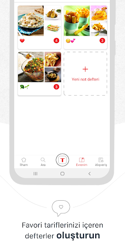 My Tefal, birlikte pişirme ekran görüntüsü