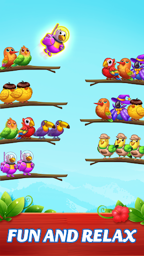 Jungle Bird Sort ekran görüntüsü