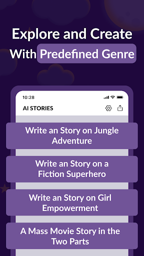 AI Story Generator & Maker ekran görüntüsü