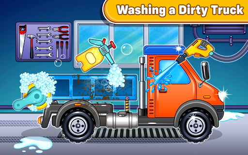 Truck Games Build House Kids 2 ekran görüntüsü