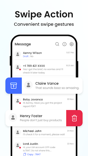 Messenger: Messages SMS App ekran görüntüsü