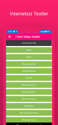 7.Sınıf Tüm Ders İnternetsiz ekran görüntüsü