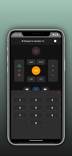 Remote for Eurobox tv ekran görüntüsü